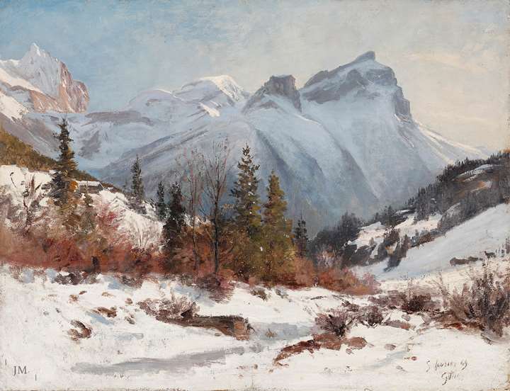 The Gsteig bei Gstaad Valley, Berner Oberland
